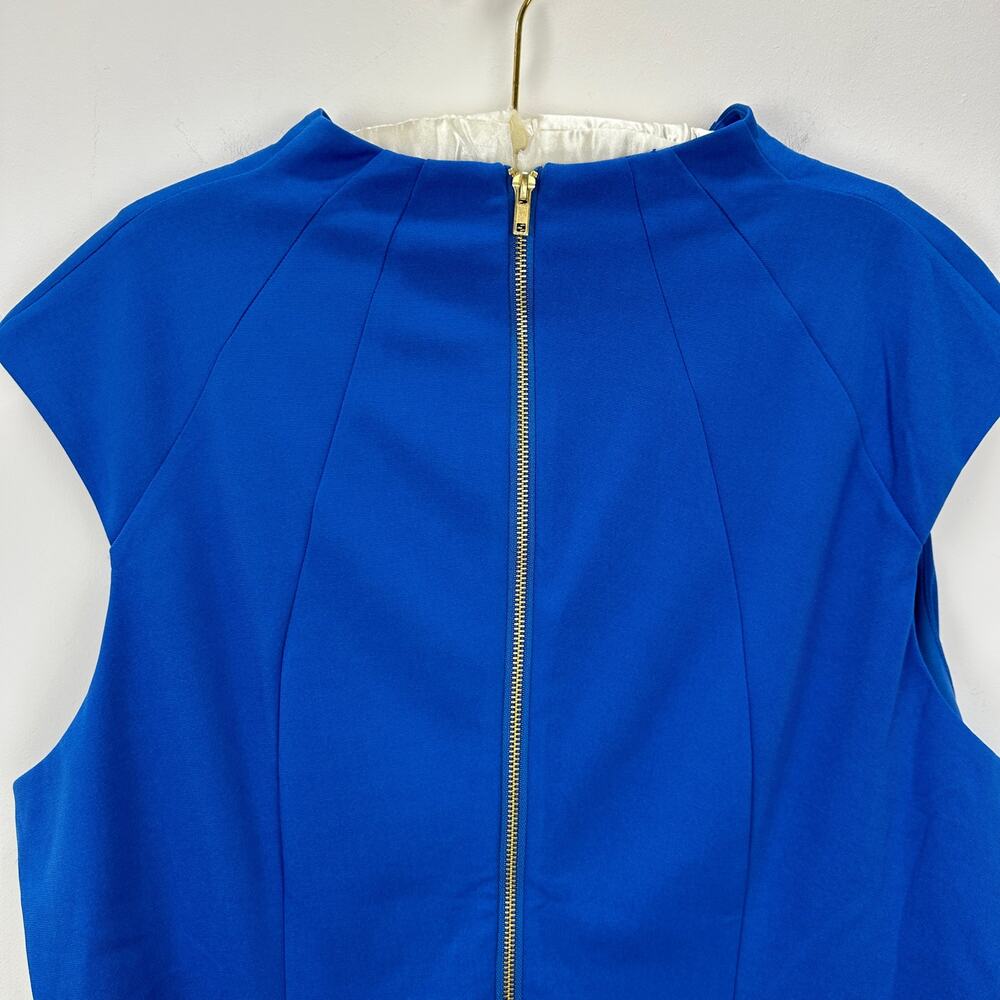 Alexia Admor Sheath Dress Cobalt Blue Cocktail Office Knee Length Classic 3X NWT - Picture 6 of 9